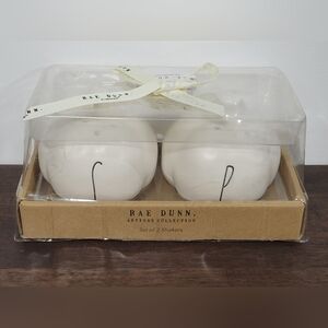 Rae Dunn Cream Pumpkin Shaker Set